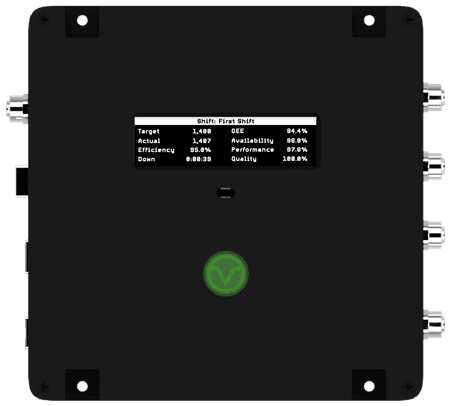 Vorne XL HD+ production monitoring device.